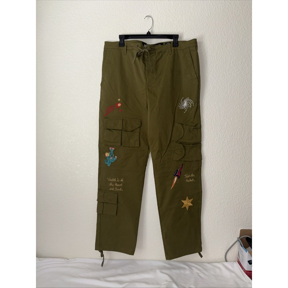 Billions Boys Club BBC Olive Green Cargo Pants 40 🚀 ⭐️cactus